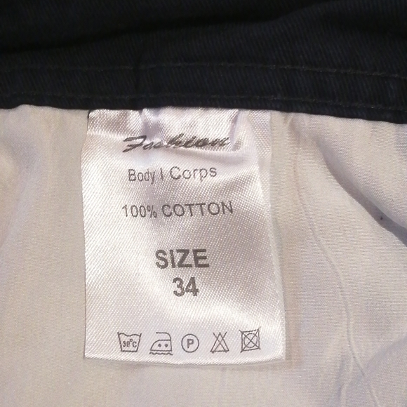 4/$35-Men's Navy blue shorts - Picture 5 of 5